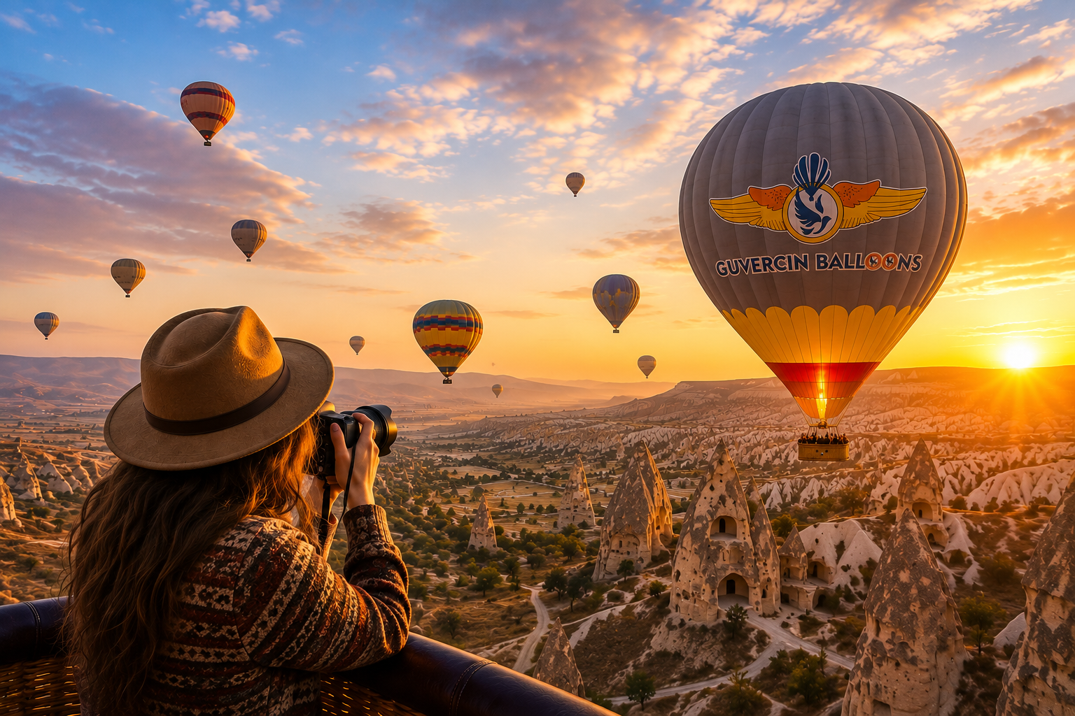 Cómo Tomar Fotos Espectaculares Durante un Vuelo en Globo en Capadocia